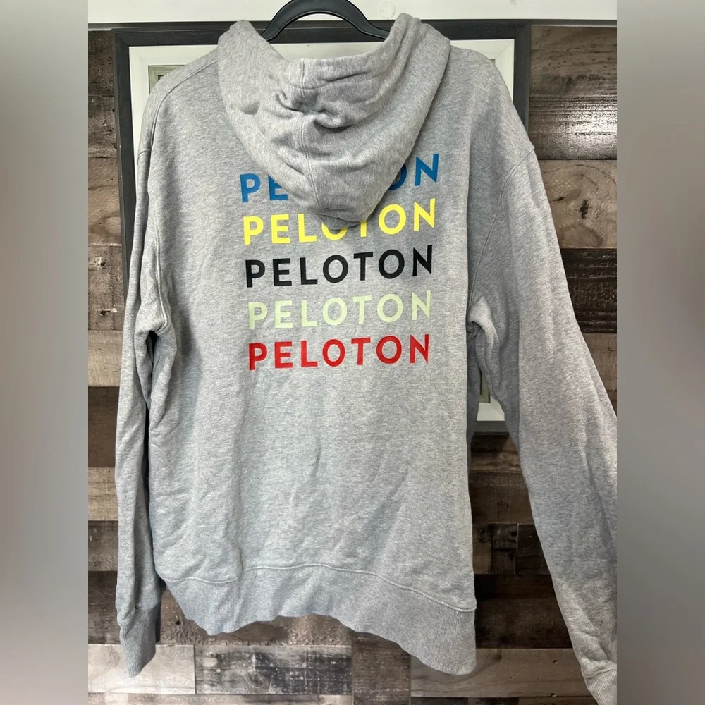 Peloton Hoodie Mens X-Large Sweatshirt Zip Up - Picture 2 of 5